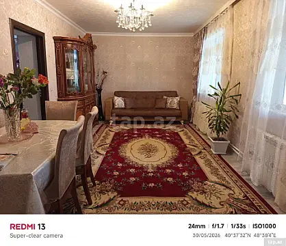 Satılır 4 otaqlı həyət evi 140 m² — Şamaxı 4 otaq 140.00 m²
