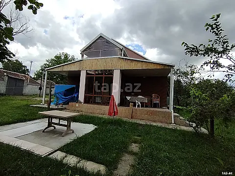 Satılır 3 otaqlı həyət evi 120 m² — Qəbələ 3 otaq 120.00 m²