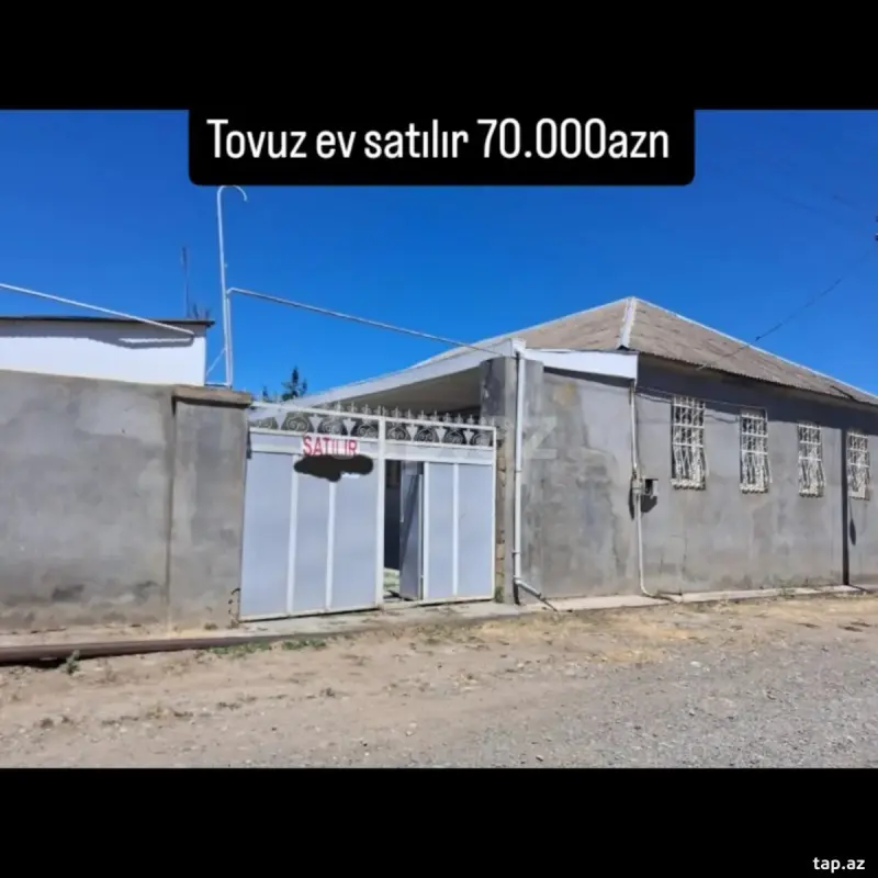 Satılır 2 otaqlı həyət evi 100 m²
