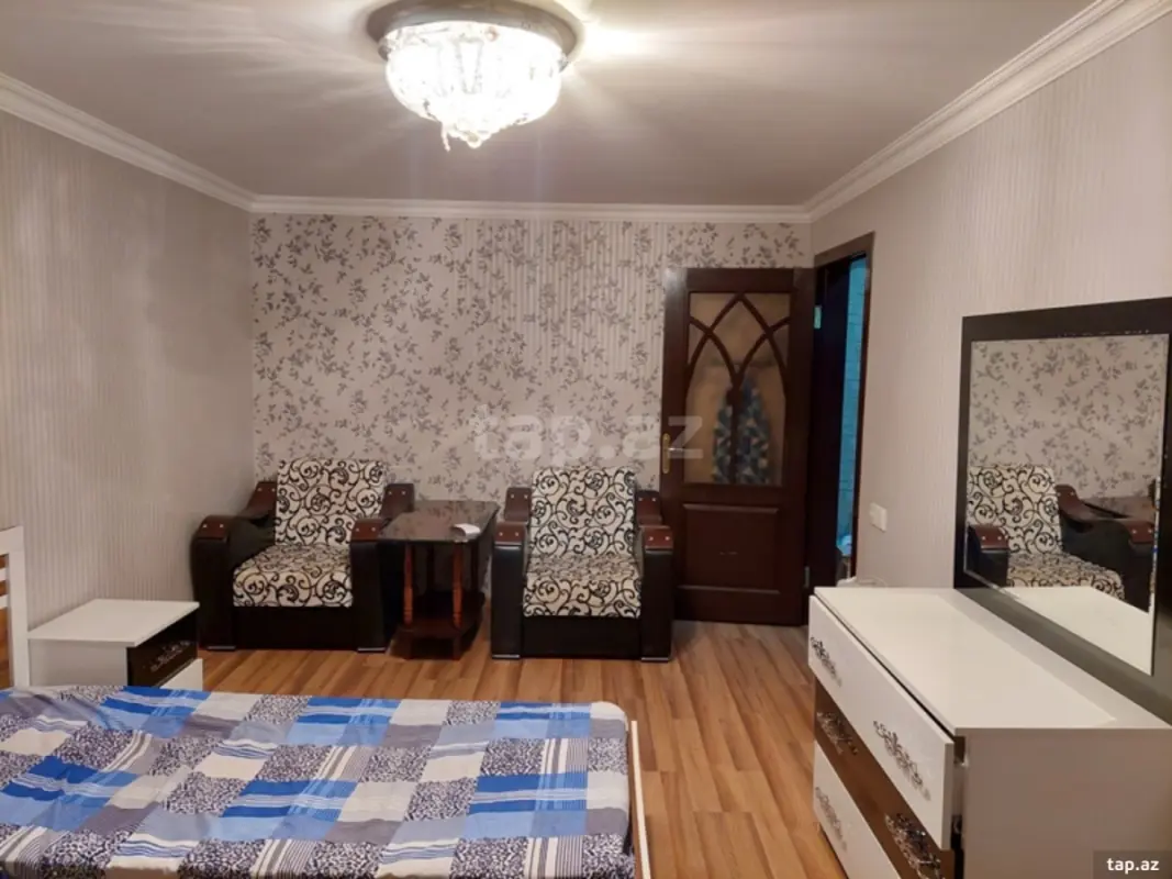 Kirayə verilir 1 otaqlı mənzil 40 m²