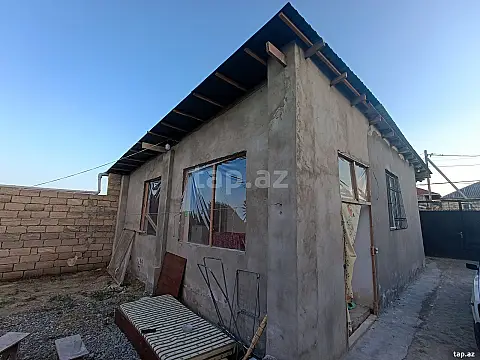 Satılır 3 otaqlı həyət evi 80 m² — Sumqayıt, Saray 3 otaq 80.00 m²