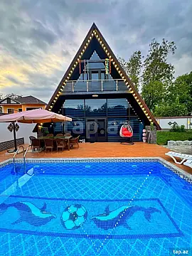 Kirayə verilir 3 otaqlı həyət evi 220 m² — Qəbələ 3 otaq 220.00 m²