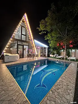 Kirayə verilir 3 otaqlı həyət evi 100 m² — Qəbələ 3 otaq 100.00 m²