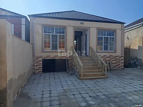 Satılır 3 otaqlı həyət evi 70 m² — Xırdalan, Saray 3 otaq 70.00 m²