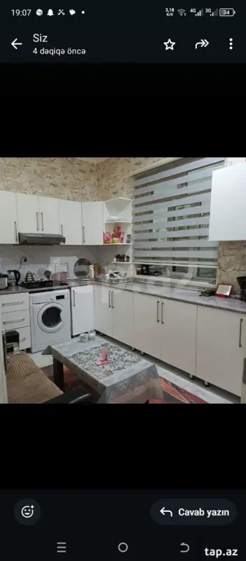 Kirayə verilir 2 otaqlı həyət evi 60 m²