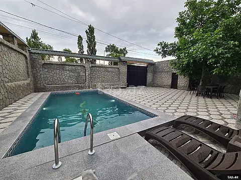 Kirayə verilir 5 otaqlı həyət evi 100 m² — Qəbələ 5 otaq 100.00 m²
