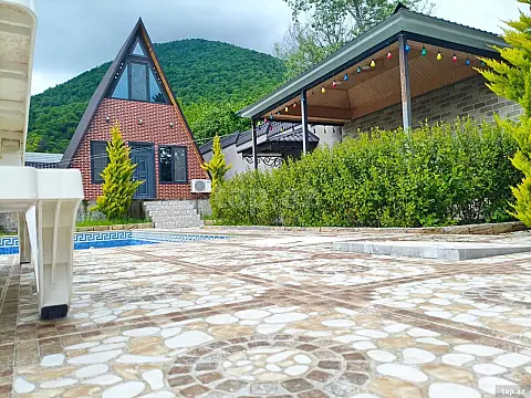 Kirayə verilir 5 otaqlı həyət evi 130 m² — Qəbələ 5 otaq 130.00 m²