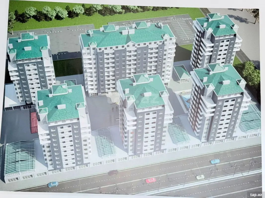 Satılır 3 otaqlı yeni tikili 98 m²