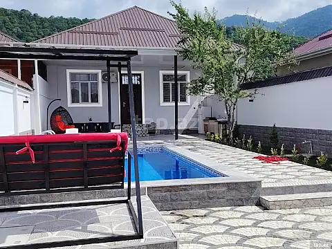 Kirayə verilir 3 otaqlı həyət evi 100 m² — Qəbələ 3 otaq 100.00 m²