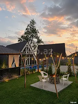 Kirayə verilir 3 otaqlı həyət evi 200 m² — Qəbələ 3 otaq 200.00 m²