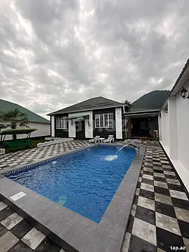 Kirayə verilir 4 otaqlı həyət evi 120 m² — Qəbələ 4 otaq 120.00 m²
