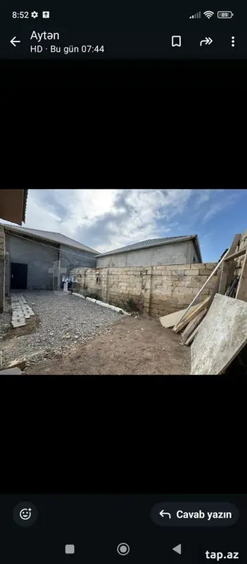 Kirayə verilir 3 otaqlı həyət evi 140 m²