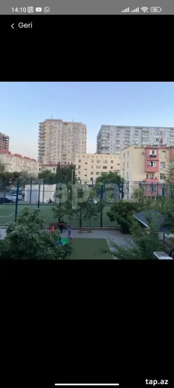 Kirayə verilir 1 otaqlı mənzil 35 m²