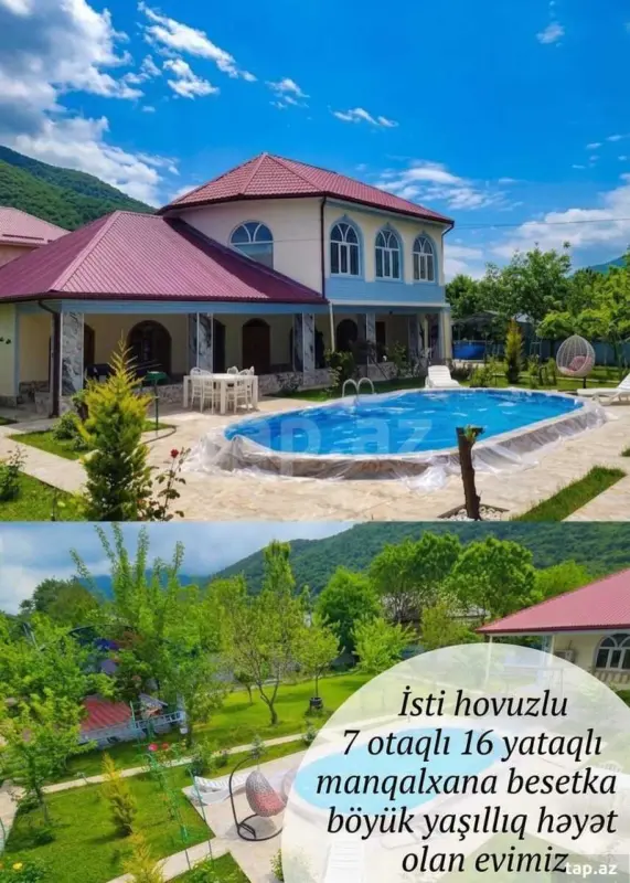 Kirayə verilir 7 otaqlı həyət evi 200 m²