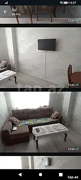 Kirayə verilir 2 otaqlı yeni tikili 50 m² — Xırdalan, Xırdalan 2 otaq 50.00 m²