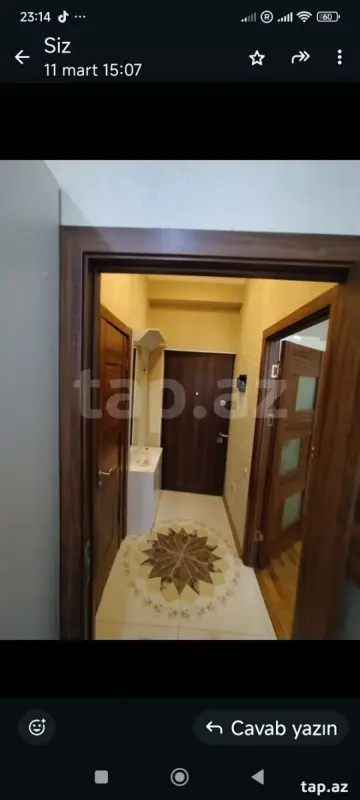Kirayə verilir 1 otaqlı yeni tikili 29 m²