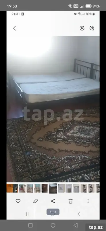 Kirayə verilir 2 otaqlı həyət evi 80 m²
