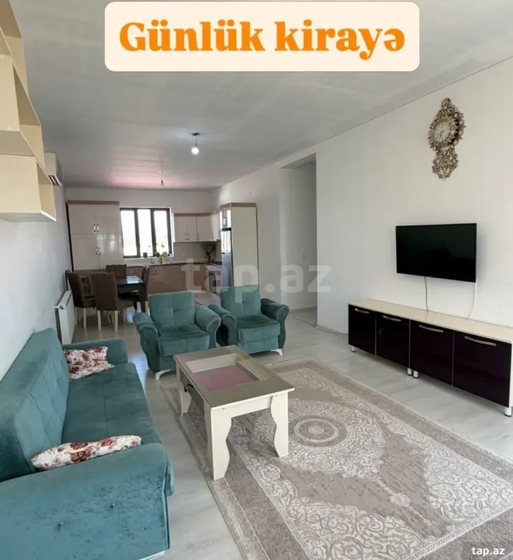 Kirayə verilir 3 otaqlı yeni tikili 100 m²