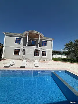 Kirayə verilir 7 otaqlı həyət evi 280 m² — Qəbələ 7 otaq 280.00 m²