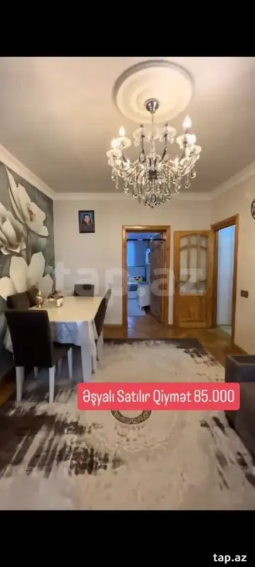 Satılır 3 otaqlı mənzil 65 m²