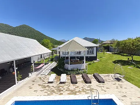 Kirayə verilir 4 otaqlı həyət evi 120 m² — Qəbələ 4 otaq 120.00 m²