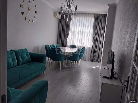 Kirayə verilir 2 otaqlı yeni tikili 60 m² — Bakı 2 otaq 60.00 m²