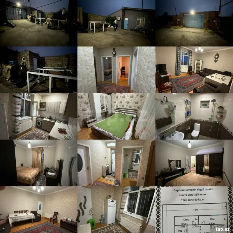 Satılır 3 otaqlı həyət evi 80 m²