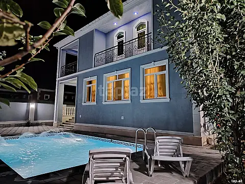 Kirayə verilir 5 otaqlı həyət evi 230 m² — Qəbələ 5 otaq 230.00 m²