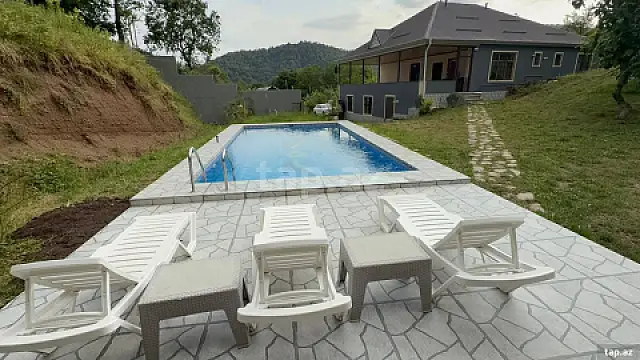 Kirayə verilir 3 otaqlı həyət evi 200 m² — Qəbələ 3 otaq 200.00 m²