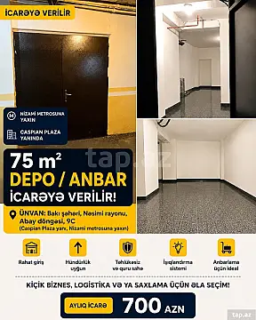 Kirayə verilir obyekt — Bakı, Nizami