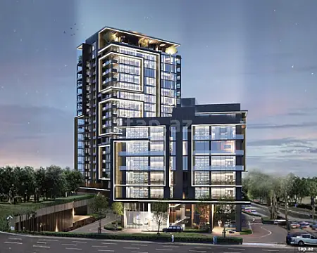 Satılır 3 otaqlı yeni tikili 100.9 m² — Bakı 3 otaq 100.90 m²