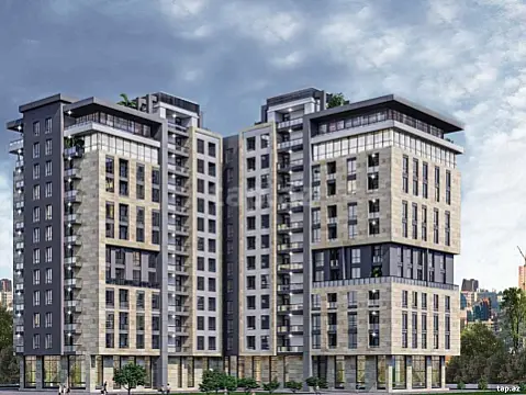 Satılır 1 otaqlı yeni tikili 59.4 m² — Bakı 1 otaq 59.40 m²