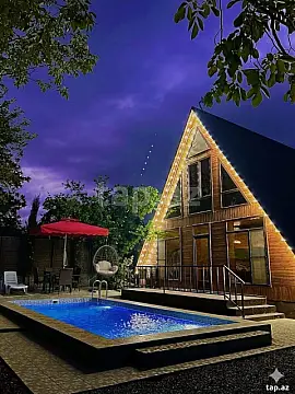 Kirayə verilir 4 otaqlı həyət evi 140 m² — Qəbələ 4 otaq 140.00 m²