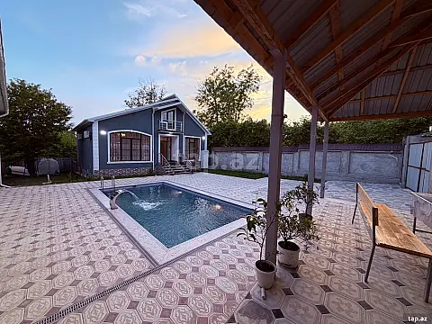 Satılır 4 otaqlı həyət evi 110 m² — Qəbələ 4 otaq 110.00 m²