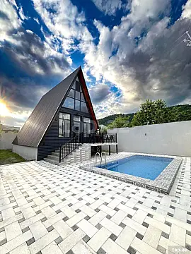 Kirayə verilir 4 otaqlı həyət evi 120 m² — Qəbələ 4 otaq 120.00 m²
