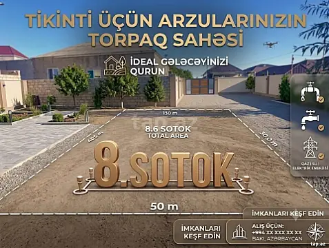 Satılır torpaq sahəsi — Bakı, Xəzər
