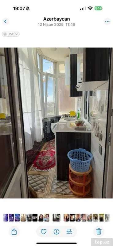 Kirayə verilir 2 otaqlı yeni tikili 40 m²