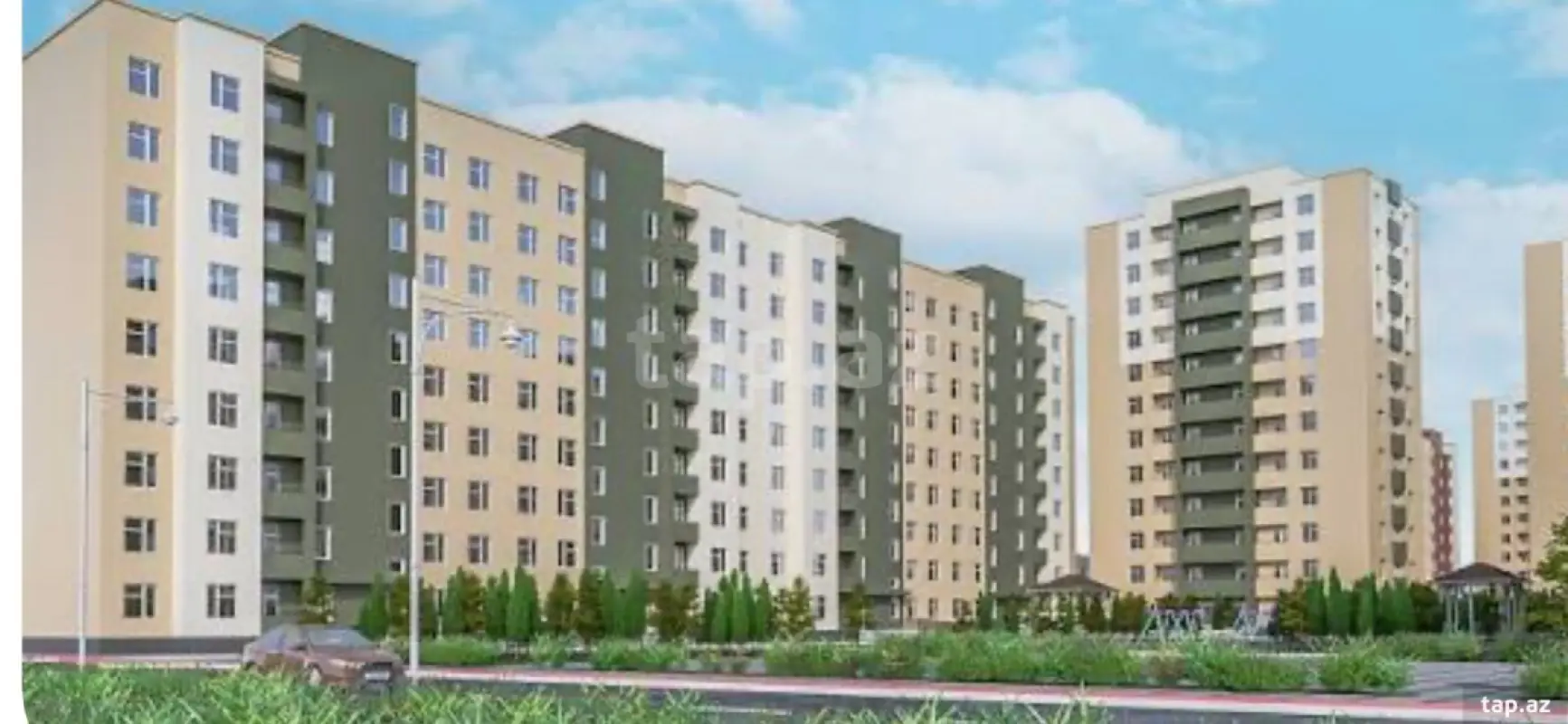 Satılır 3 otaqlı yeni tikili 77 m²