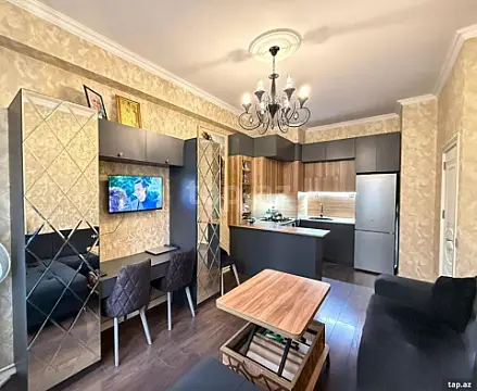 Satılır 2 otaqlı yeni tikili 45 m² — Bakı, Yeni Günəşli 2 otaq 45.00 m²