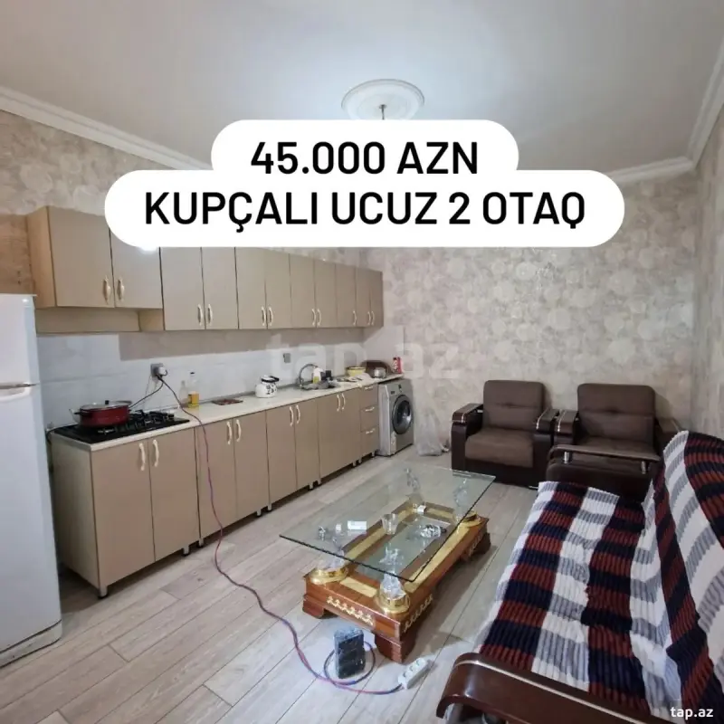 Satılır 2 otaqlı həyət evi 45 m²