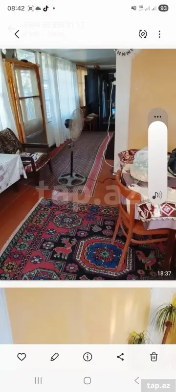 Kirayə verilir 3 otaqlı mənzil 600 m²