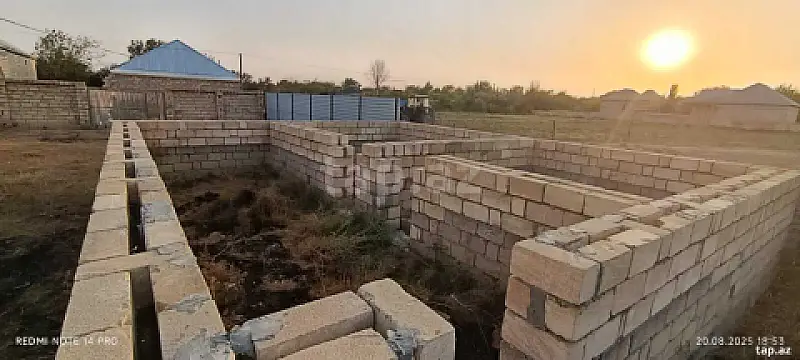 Satılır 3 otaqlı həyət evi 90 m² — Kürdəmir 3 otaq 90.00 m²