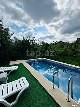Kirayə verilir 4 otaqlı həyət evi 200 m² — Qəbələ 4 otaq 200.00 m²