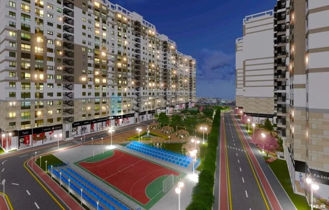 Satılır 2 otaqlı yeni tikili 47.7 m²