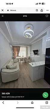 Kirayə verilir 2 otaqlı yeni tikili 32 m² — Sumqayıt 2 otaq 32.00 m²