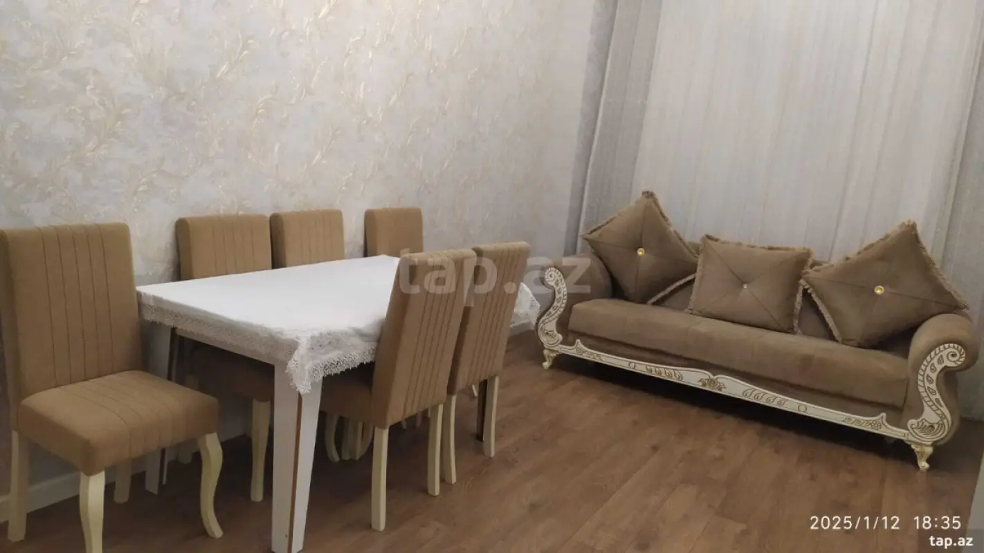 Kirayə verilir 2 otaqlı yeni tikili 50 m²