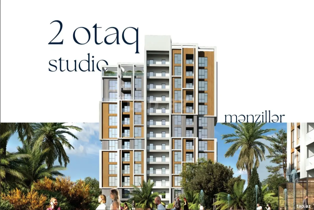Satılır 2 otaqlı yeni tikili 66.8 m²