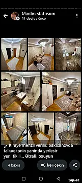 Kirayə verilir 2 otaqlı yeni tikili 60 m² — Bakı, Bakıxanov 2 otaq 60.00 m²