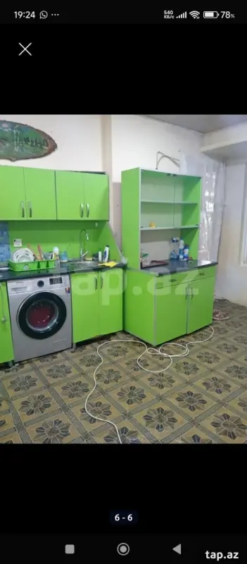 Kirayə verilir 4 otaqlı mənzil 50 m²