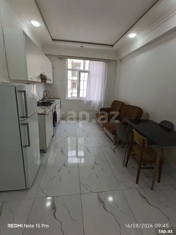 Kirayə verilir 2 otaqlı yeni tikili 43 m²